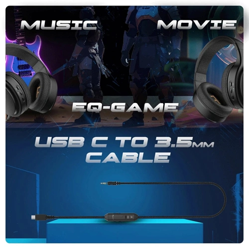Cosmic Byte Inferno Wireless Plus Bluetooth Plus Wired Gaming Headset COSMIC BYTE