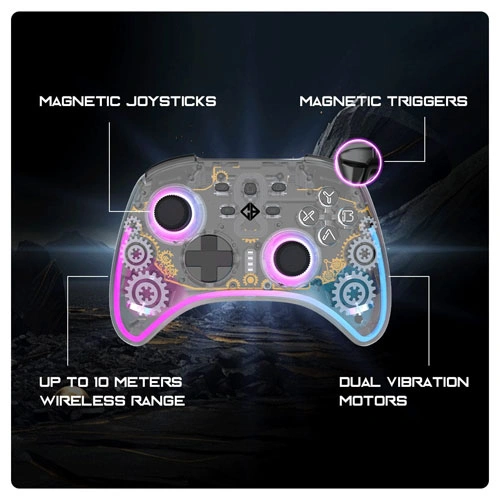 Cosmic Byte Stellaris Tri Mode Transparent Game Controller COSMIC BYTE