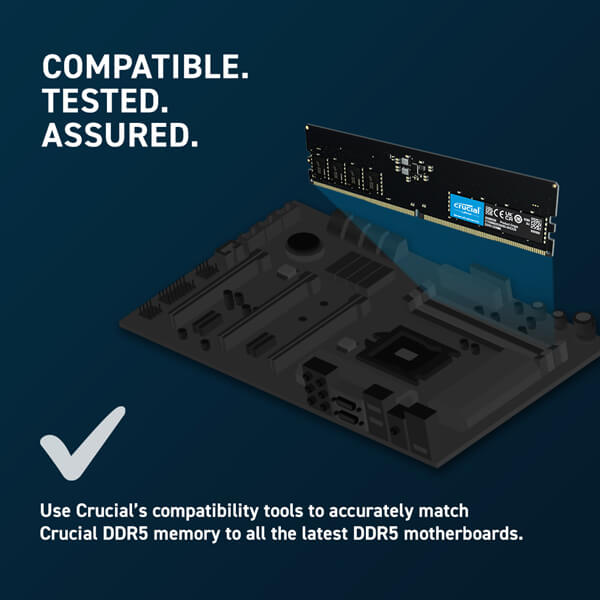 Crucial 16GB 5600MHz CL46 DDR5 RAM CRUCIAL
