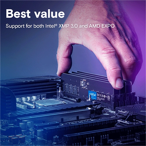 Crucial 32GB 5600MHz CL46 DDR5 RAM CRUCIAL