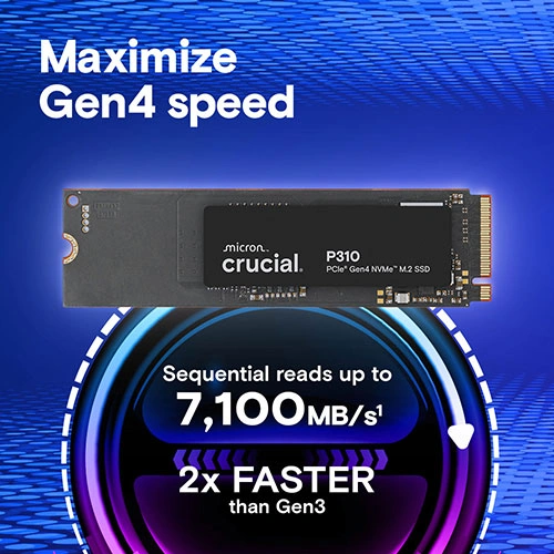 Crucial P310 NVMe 2TB Gen4 SSD CRUCIAL