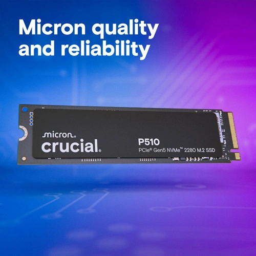 Crucial P510 1TB NVMe Gen5 SSD CRUCIAL
