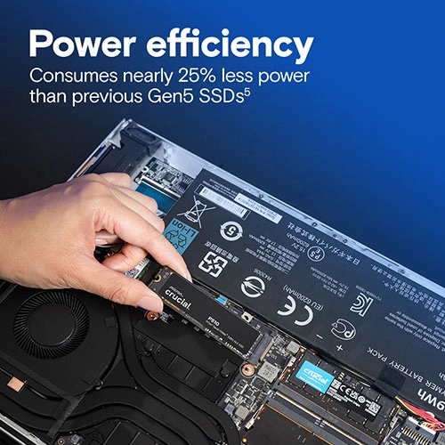 Crucial P510 2TB NVMe Gen5 SSD CRUCIAL