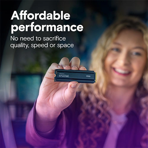 Crucial P510 2TB NVMe Gen5 SSD with Heatsink CRUCIAL