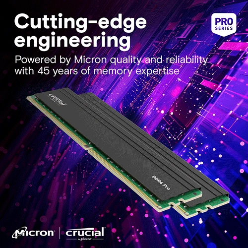 Crucial Pro 16GB 3200MHz CL22 DDR4 RAM CRUCIAL