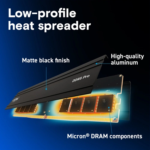 Crucial Pro 16GB 6000MHz CL48 DDR5 RAM CRUCIAL
