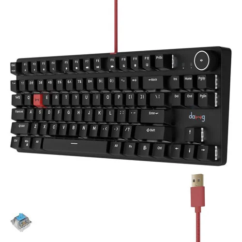 Dawg HighKEY 373 Mechanical Gaming Keyboard with Blue Glacier Switches daWg