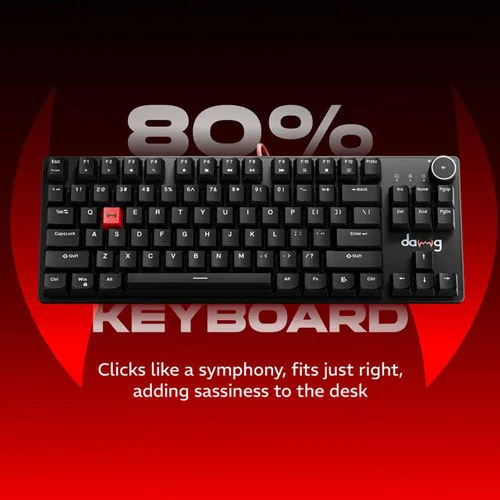 Dawg HighKEY 373 Mechanical Gaming Keyboard with Blue Glacier Switches daWg