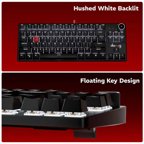 Dawg HighKEY 373 Mechanical Gaming Keyboard with Blue Glacier Switches daWg