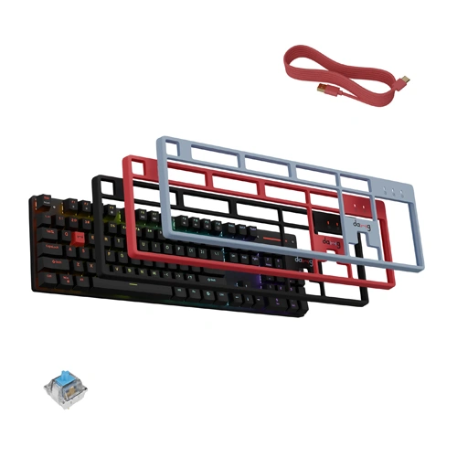 Dawg HighKEY 685 RGB Mechanical Gaming Keyboard with Blue Glacier Switches daWg