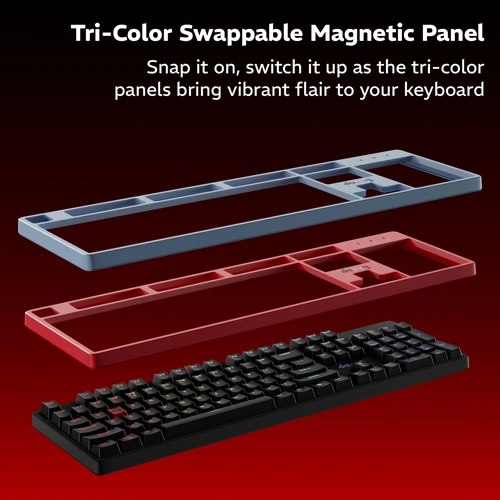 Dawg HighKEY 685 RGB Mechanical Gaming Keyboard with Blue Glacier Switches daWg
