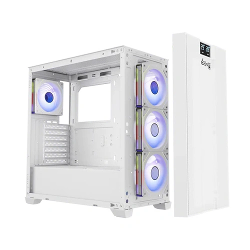Dawg X 678 ARGB White ATX Mid Tower Case daWg