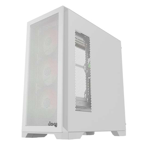 Dawg Y 720 White ARGB ATX Mid Tower Case daWg