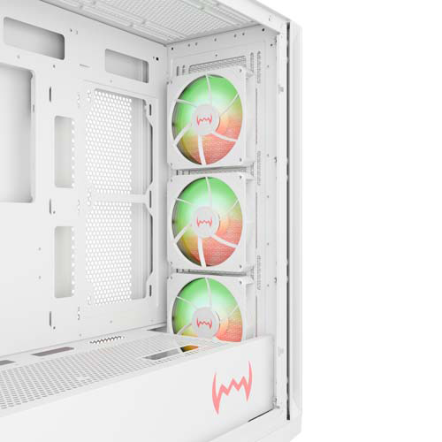 Dawg Y 720 White ARGB ATX Mid Tower Case daWg