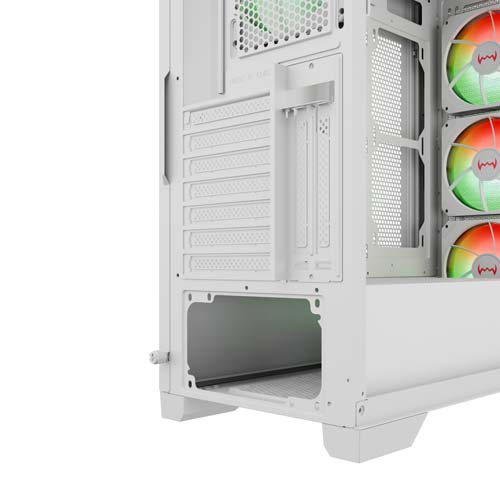 Dawg Y 720 White ARGB ATX Mid Tower Case daWg