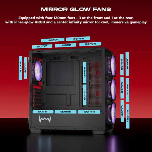 Dawg Y 804 ARGB ATX Mid Tower Case daWg