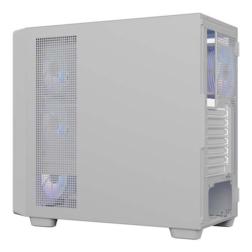 Dawg Y 804 White ARGB ATX Mid Tower Case daWg