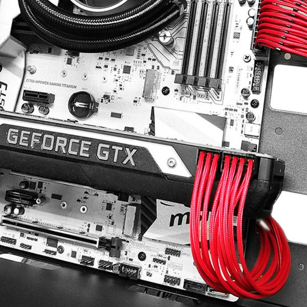 DeepCool EC 300 PSU Extension Cable (Red) DEEPCOOL