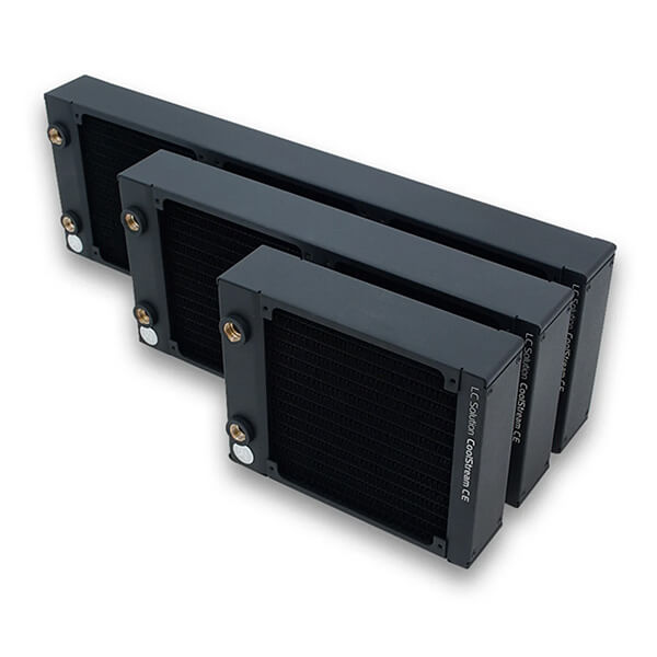 EK-CoolStream CE 280 - 280mm - Water Cooling Radiator - Black EKWB