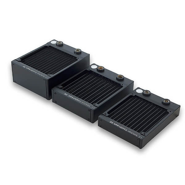 EK-CoolStream SE 120 - 120mm - Water Cooling Radiator - Black EKWB