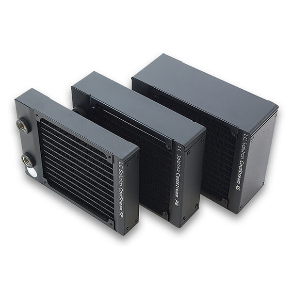 EK-CoolStream XE 120 - Water Cooling-Radiator - 120mm - Black EKWB