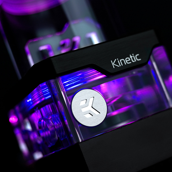 EK-Quantum Kinetic - Pump Reservoir Combo - TBE 160 DDC PWM D-RGB - Plexi EKWB