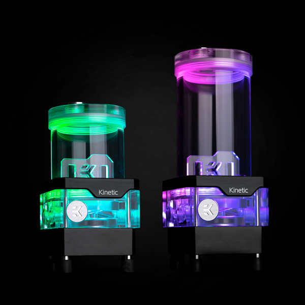 EK-Quantum Kinetic - Pump Reservoir Combo - TBE 160 DDC PWM D-RGB - Plexi EKWB