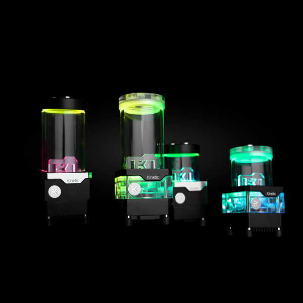 EK-Quantum Kinetic - Pump Reservoir Combo - TBE 160 DDC PWM D-RGB - Plexi EKWB