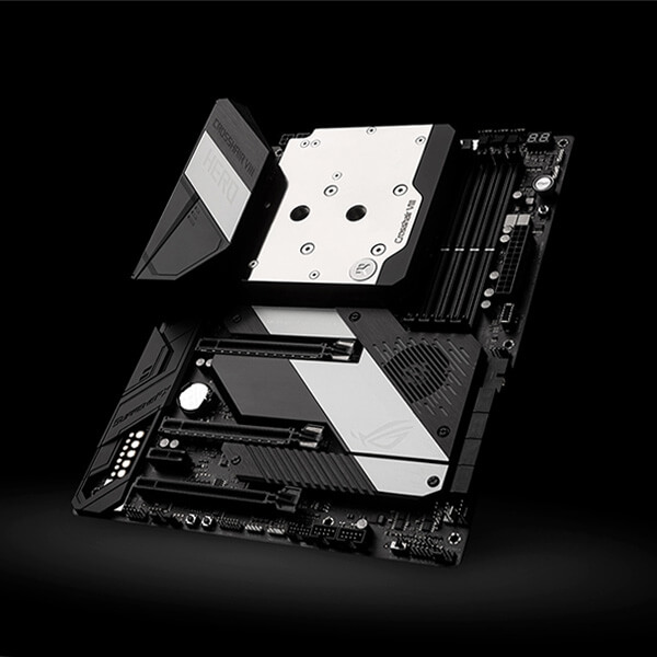 EK-Quantum Momentum ROG Crosshair VIII Hero - Full Nickel EKWB
