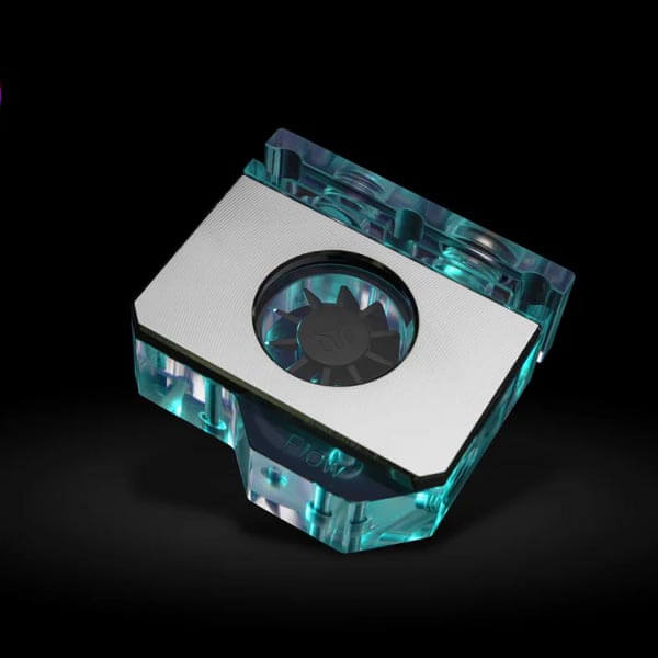 EK-Quantum Scalar - Flow Indicator - Bottom-To-Top - D-RGB – Nickel EKWB
