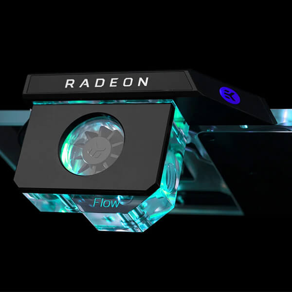 EK-Quantum Scalar - Flow Indicator - Top-To-Bottom - D-RGB - Black EKWB