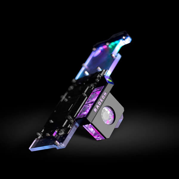 EK-Quantum Scalar - Flow Indicator - Top-To-Bottom - D-RGB - Black EKWB