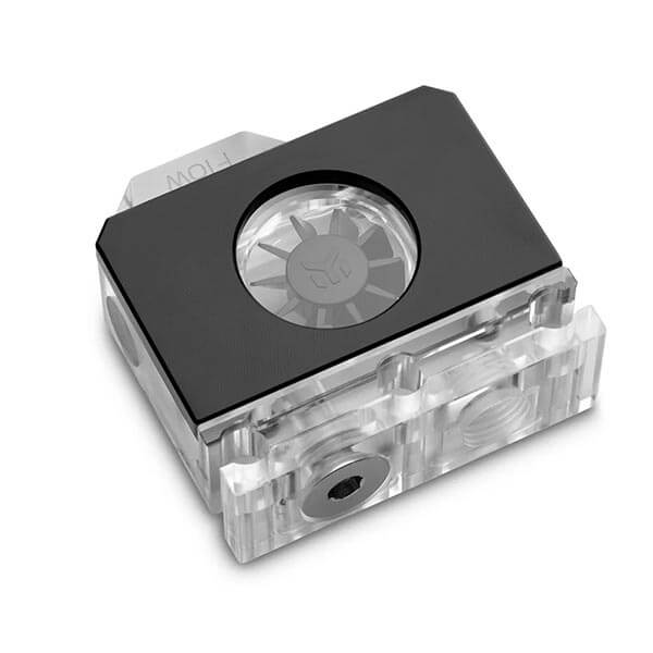 EK-Quantum Scalar - Flow Indicator - Top-To-Bottom - D-RGB - Black EKWB