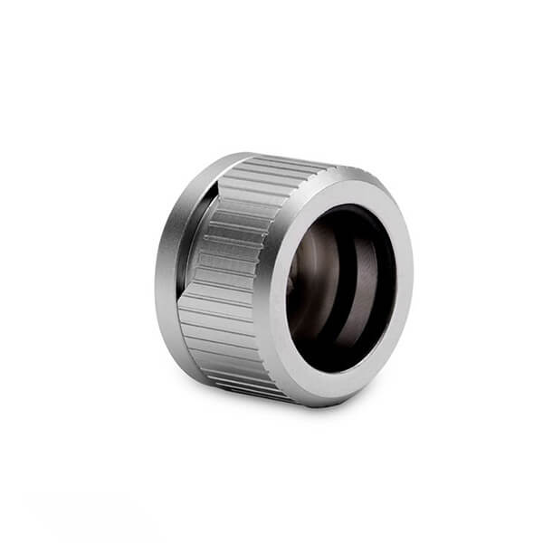 EK-Quantum Torque 6 Pack HDC 14 - Satin Titanium (10mm ID / 14mm OD - G1/4 - Hard Tube Compression Fittings) EKWB
