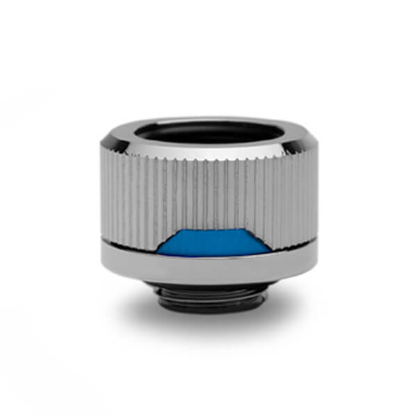 EK-Quantum Torque 6 Pack HDC 16 - Black Nickel (12mm ID / 16mm OD - G1/4 - Hard Tube Compression Fittings) EKWB