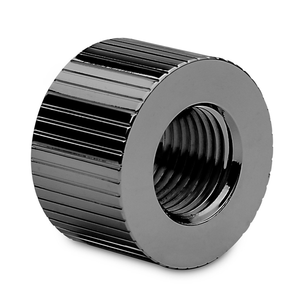 EK-Quantum Torque - 14mm Male to Female Static Extender - Black Nickel EKWB