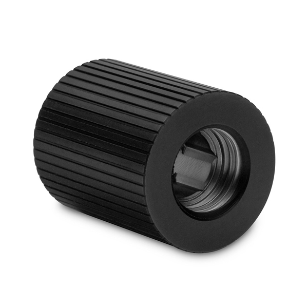 EK-Quantum Torque - 28mm Male to Female Static Extender - Satin Black EKWB