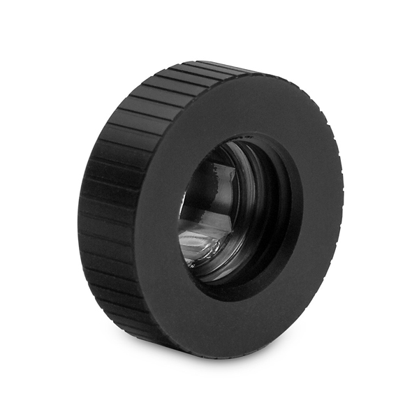 EK-Quantum Torque - 7mm Male to Female Static Extender - Satin Black EKWB