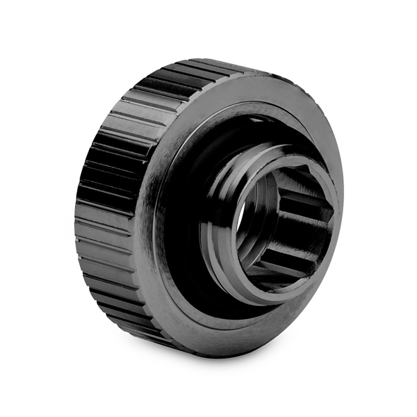 EK-Quantum Torque - 7mm Male to Female Static Extender - Black Nickel EKWB