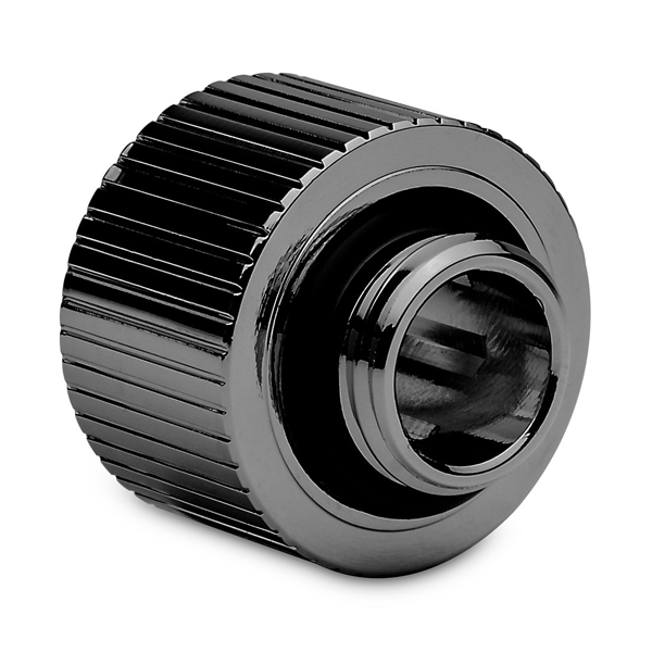 EK-Quantum Torque - 14mm Male to Male Static Extender - Black Nickel EKWB