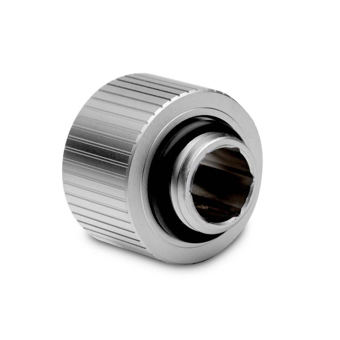 EK-Quantum Torque - 14mm Male to Male Static Extender - Satin Titanium EKWB