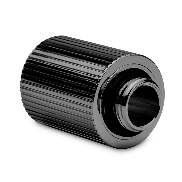 EK-Quantum Torque - 28mm Male to Male Static Extender - Black Nickel EKWB