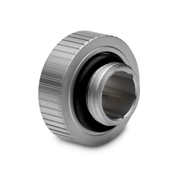 EK-Quantum Torque - 7mm Male to Male Static Extender - Satin Titanium EKWB