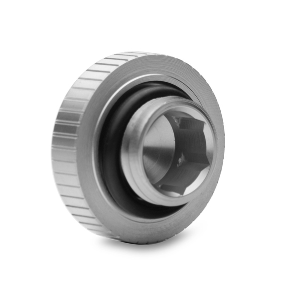 EK-Quantum Torque - Stop Plug - Satin Titanium EKWB