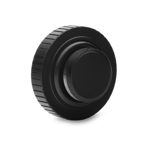 EK-Quantum Torque - Stop Plug With Badge - Satin Black EKWB
