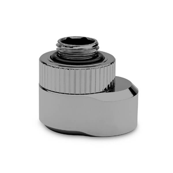 EK-Quantum Torque - Rotary Offset 7 - 7mm Male-Female Adapter Fitting - (Black Nickel) EKWB