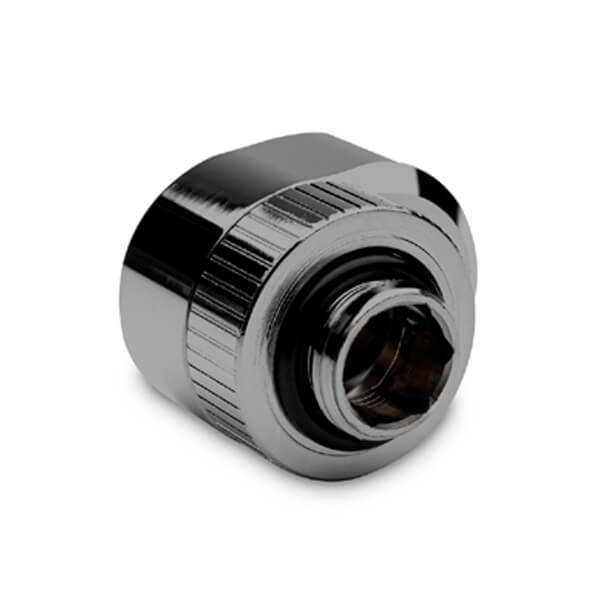 EK-Quantum Torque - Rotary Offset 7 - 7mm Male-Female Adapter Fitting - (Black Nickel) EKWB
