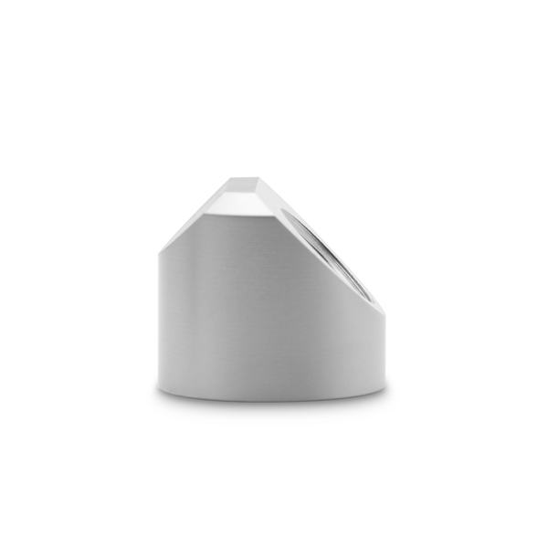 EK-Quantum Torque - 45° Female to Female Static Adapter Fitting - Satin Titanium EKWB