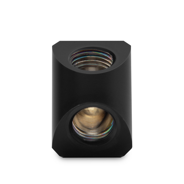 EK-Quantum Torque - 90° Female to Female Static Adapter Fitting - Satin Black EKWB