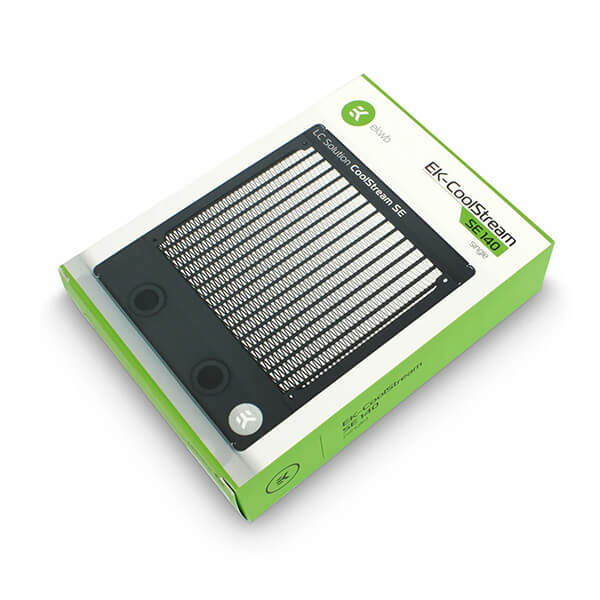 EK-CoolStream SE 140 - 140mm - Water Cooling-Radiator - Black EKWB